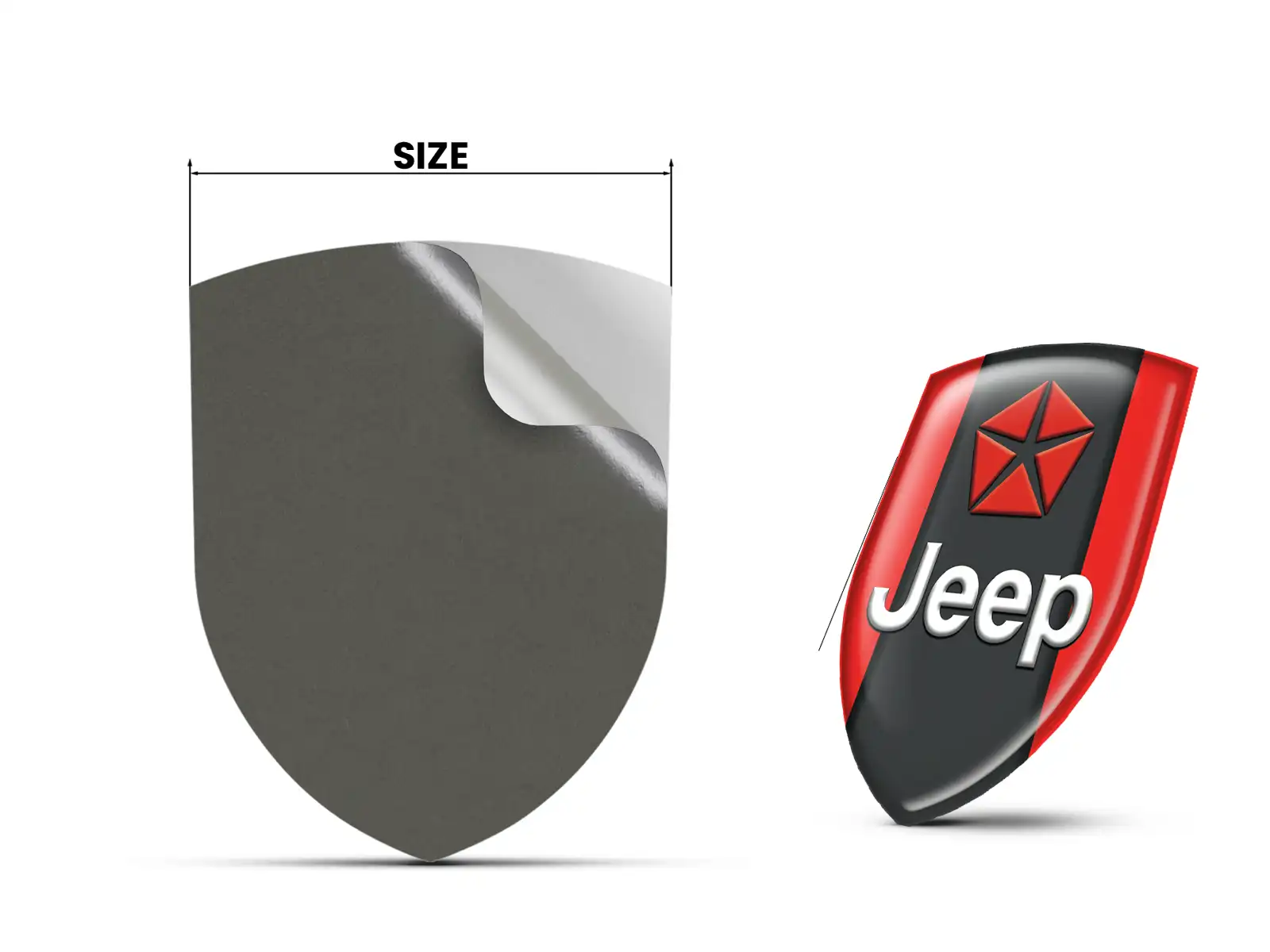 Jeep Vinilos Puerta Auto Resistente Pro Máximo Elegante